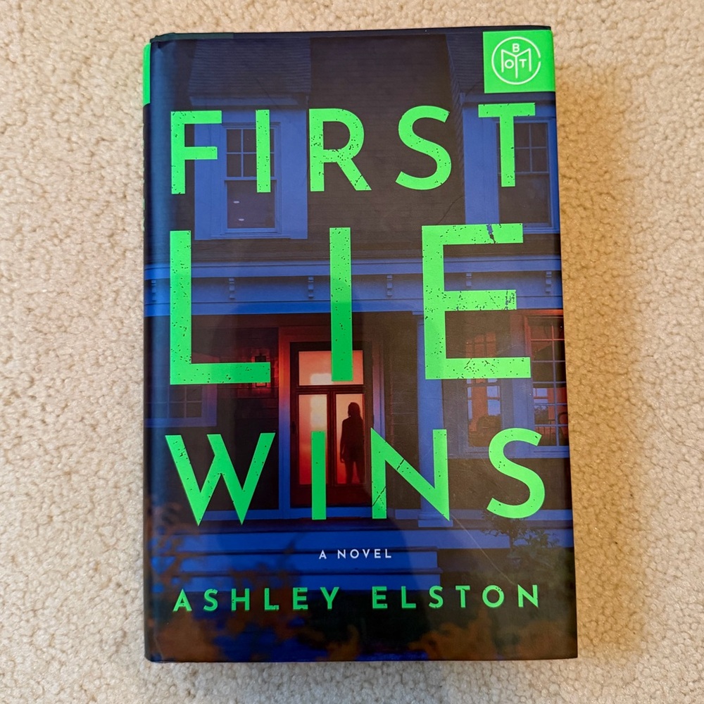 BOTM First Lie Wins by Ashley Elston - Hardcover Book